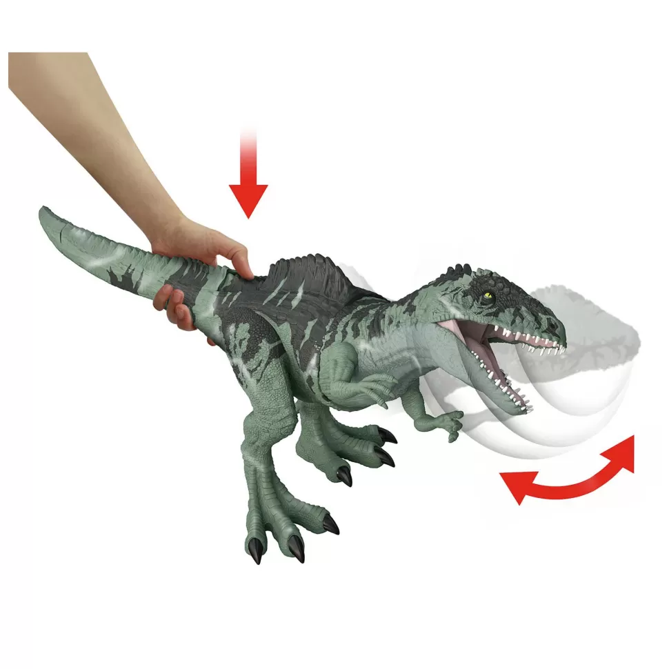 Jurassic World Dominion Dinosaurio Gigante Ataca Y Ruge 4 Anos* Figuras Y Minimundos