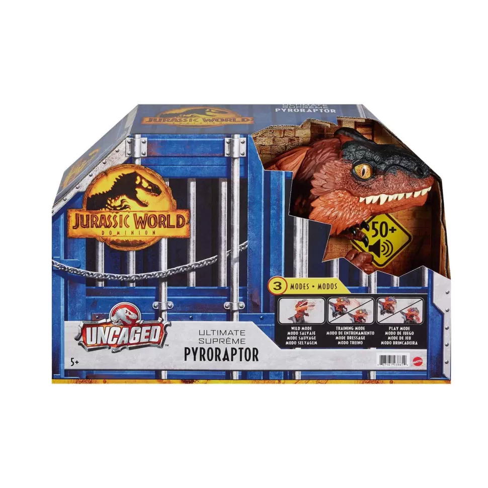 Jurassic World Figuras Y Minimundos^ Dominion Dinosaurio Pyrorraptor Uncaged Juguete 4 Anos