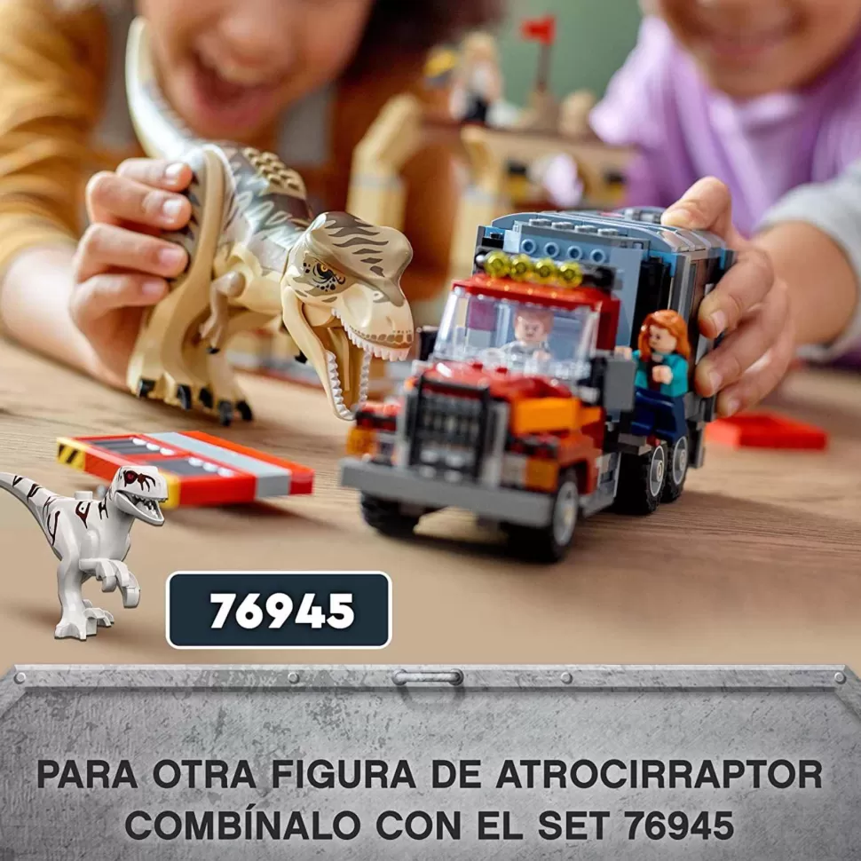 * Jurassic World Fuga De Los Dinosaurios Trex Y Atrocirraptor 76948* Juegos De Construcción