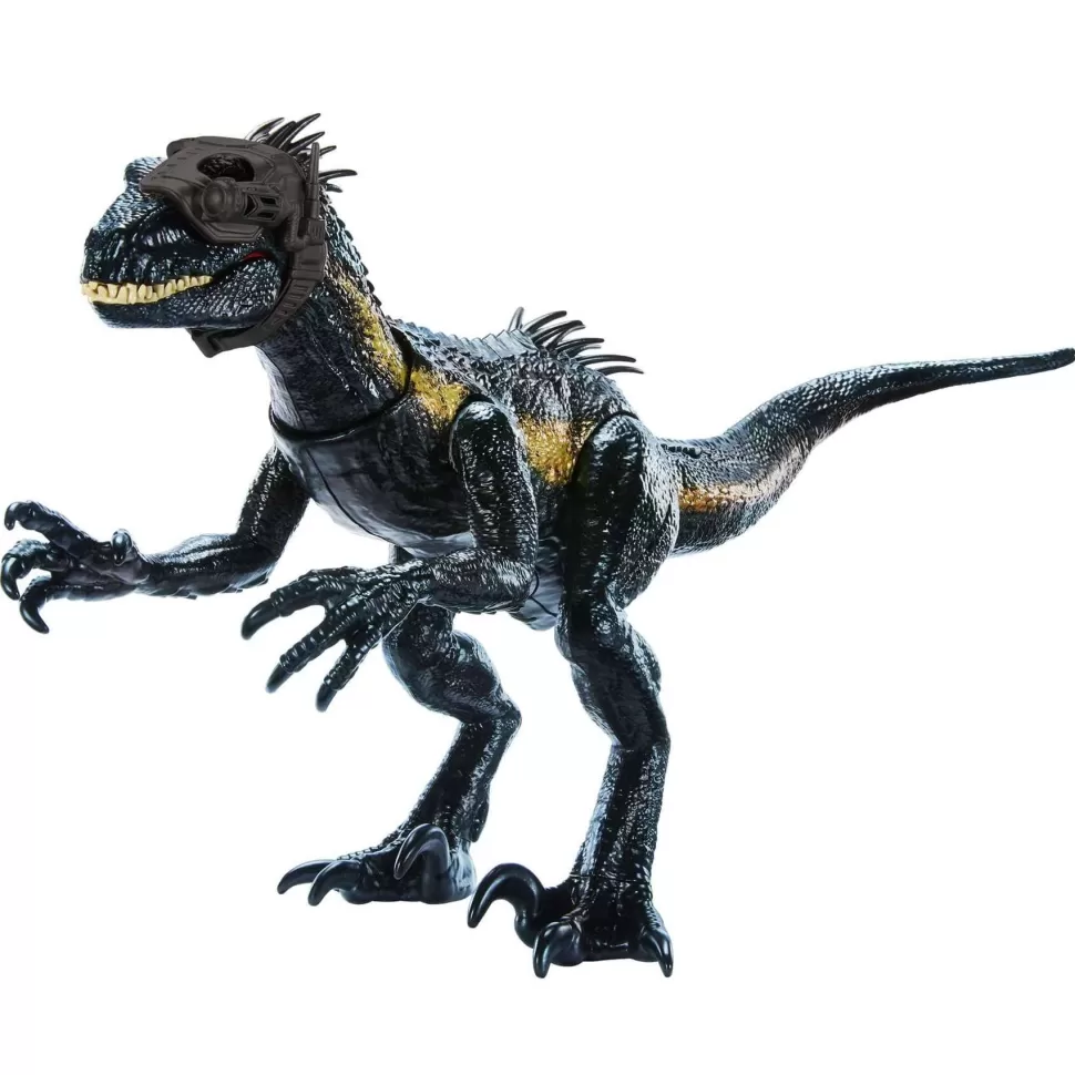 Jurassic World Figuras Y Minimundos^ Rastrea Y Ataca Indoraptor Dinosaurio Juguete 4 Anos