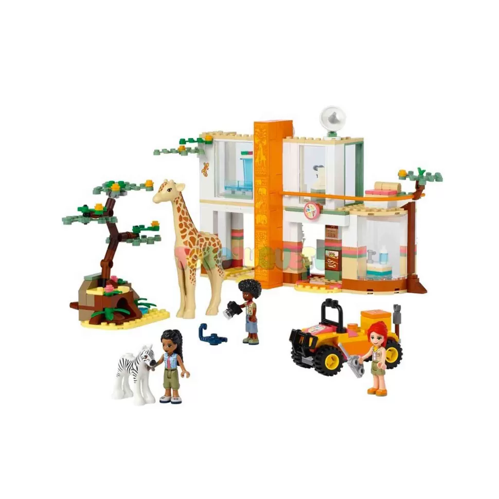 * Kit De Construcción Friends 41717 Rescate De La Fauna Salvaje De Mia (430 Piezas)* Juegos De Construcción