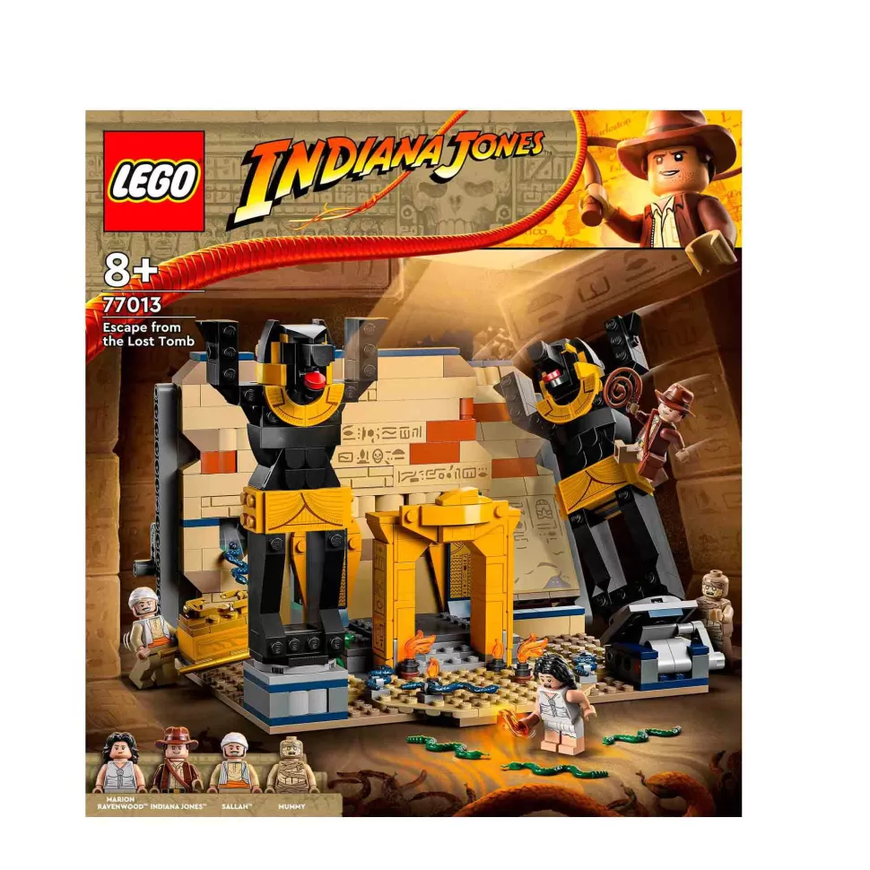 * Juegos De Construcción^Kit De Construcción Indiana Jones 77013 Huida De La Tumba Perdida (600 Piezas)