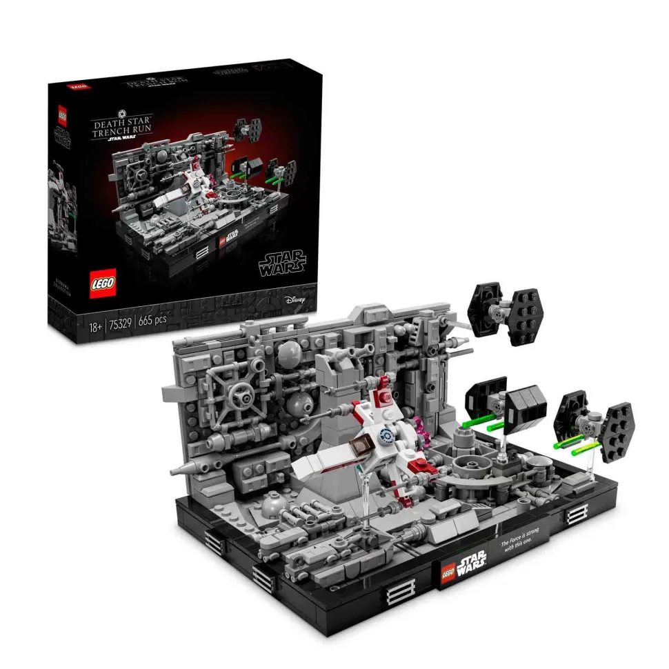 * Kit De Construcción Star Wars 75329 Diorama: Ataque A La Estrella De La Muerte (665 Piezas)* Juegos De Construcción