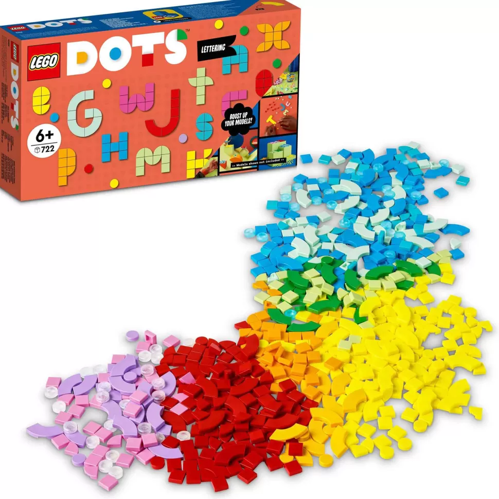 * Juegos De Construcción^Kit De Decoracion Y Manualidad Diy Dots 41950 Dots A Montones: Letras 722 Piezas