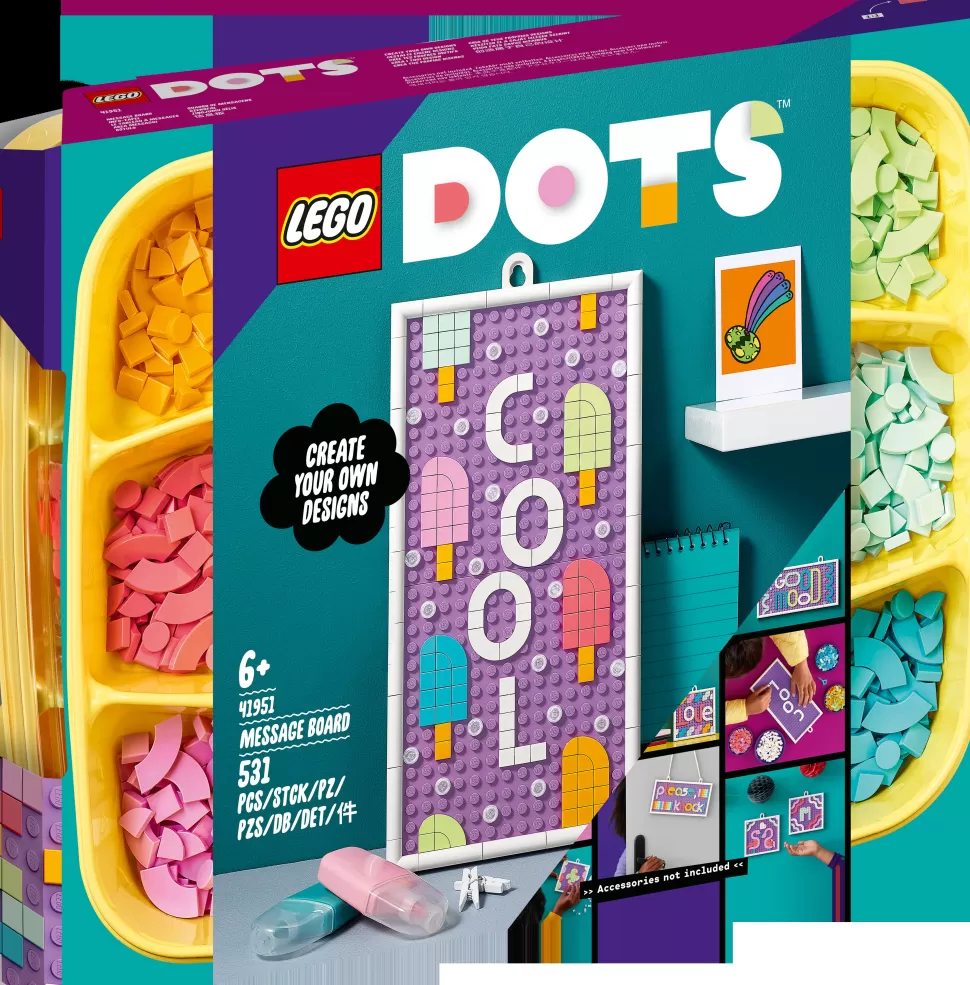 * Juegos De Construcción^Kit De Decoracion Y Manualidad Diy Dots 41951 Rotulo 531 Piezas