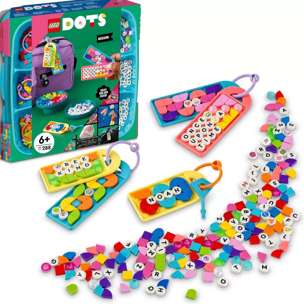 * Kit De Manualidades Diy Dots 41949 Megapack De Adornos Para Mochila: Mensajes 228 Piezas* Juegos De Construcción