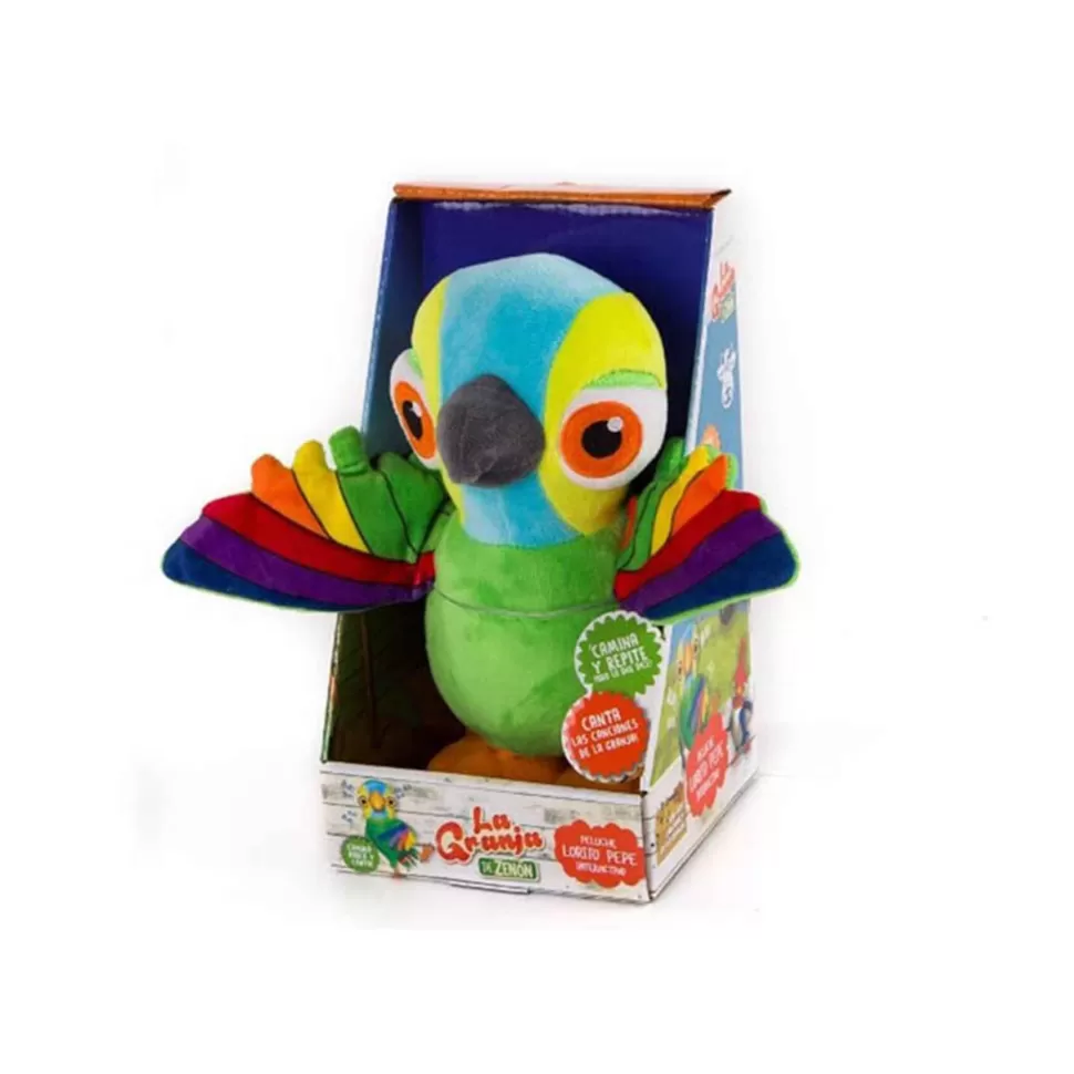 La Granja de Zenón La Granja De Zenon Peluche Lorito Pepe | Juguete Infantil* Peluches