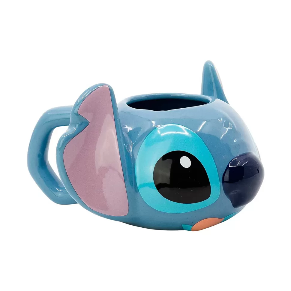 Lilo y Stitch Taza Ceramica 3D Stitch 375 Ml En Caja Regalo* Vuelta Al Cole
