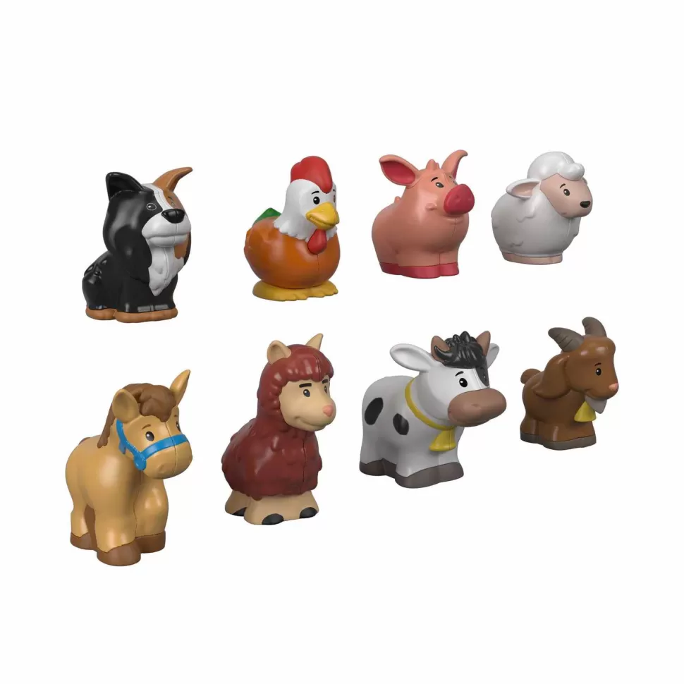 Fisher Price Little People Pack De 8 Figuras Animalitos De La Granja Juguetes Mattel Gfl21* Primera Infancia