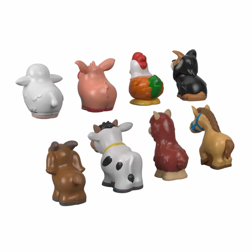 Fisher Price Little People Pack De 8 Figuras Animalitos De La Granja Juguetes Mattel Gfl21* Primera Infancia