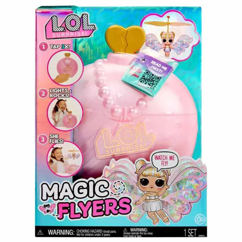LOL Surprise Muñecas^L.O.L. Surprise Muneca Voladora Magic Wishies - Flutter Star (Alas Rosas)
