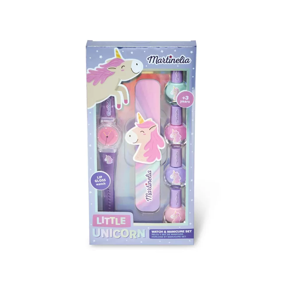 Martinelia Juguetes De Imitación Y Hogar^ Set De Manicura Y Reloj Little Unicorn