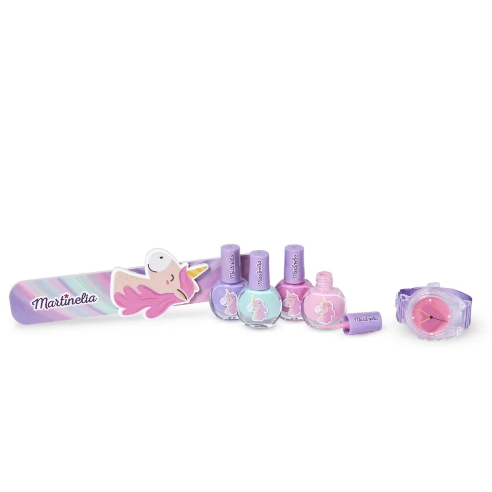 Martinelia Juguetes De Imitación Y Hogar^ Set De Manicura Y Reloj Little Unicorn