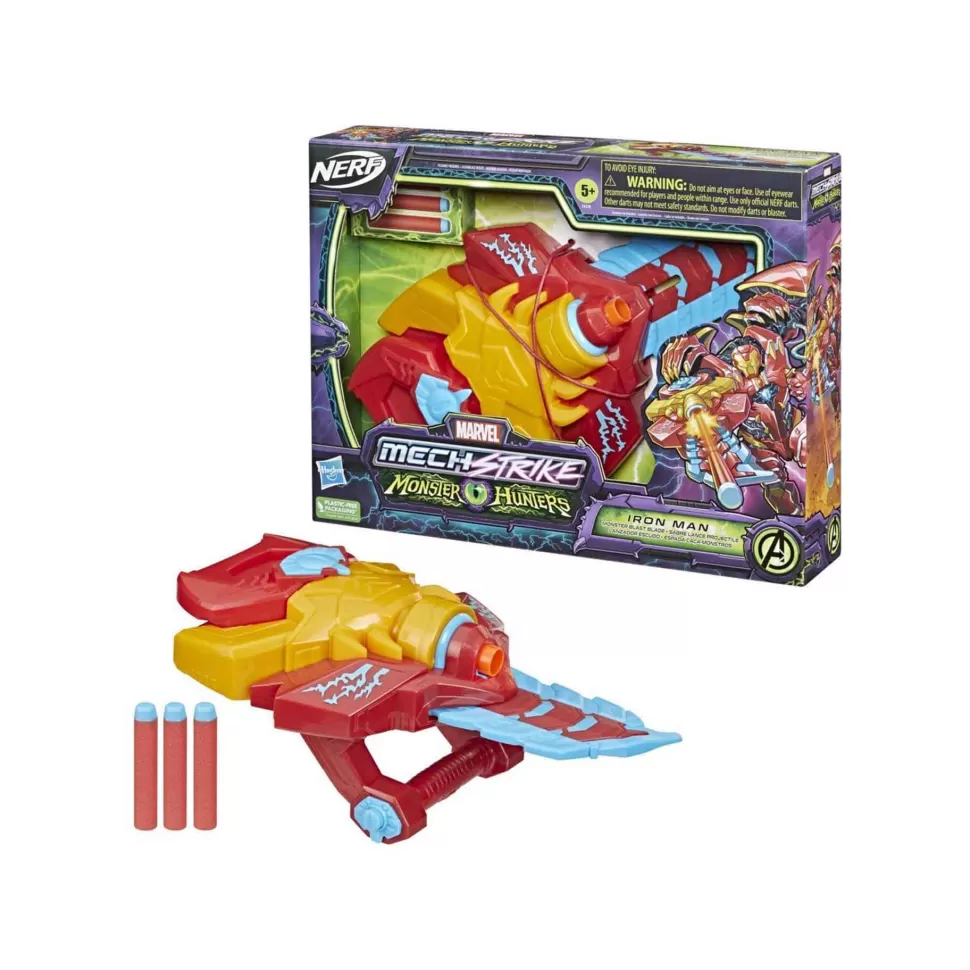 Avengers Marvel Mech Strike Monster Hunters Iron Man Lanzador Espada* Figuras Y Minimundos