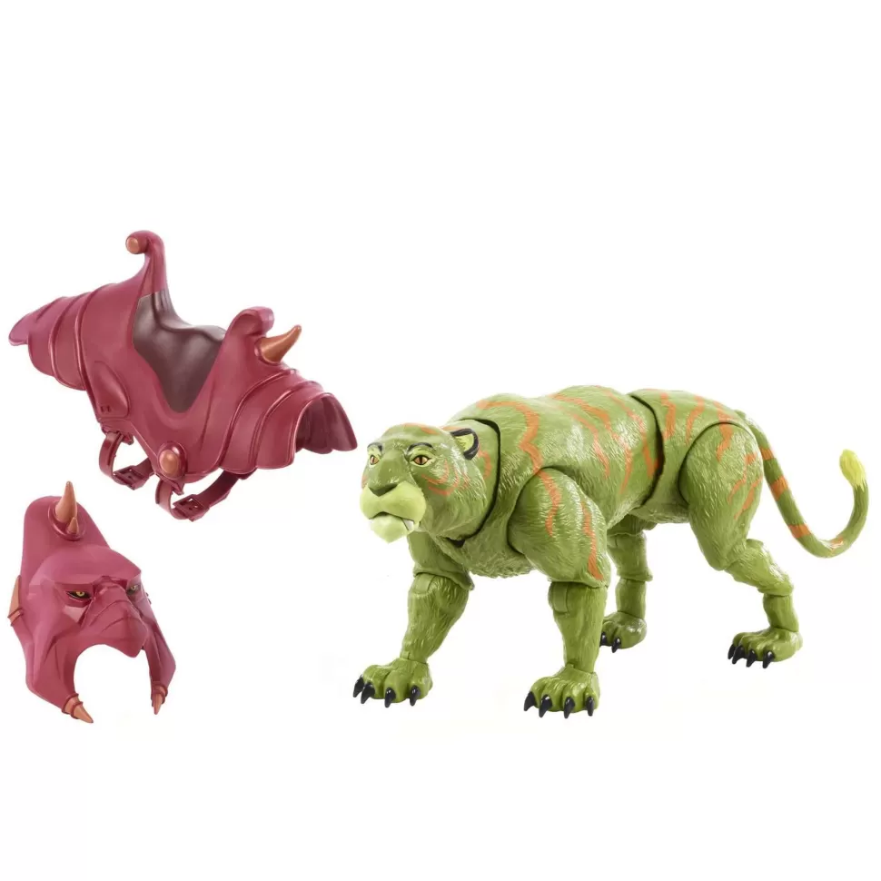 Masters Of The Universe Revelation Masterverse Figura Deluxe Battle Cat* Figuras Y Minimundos