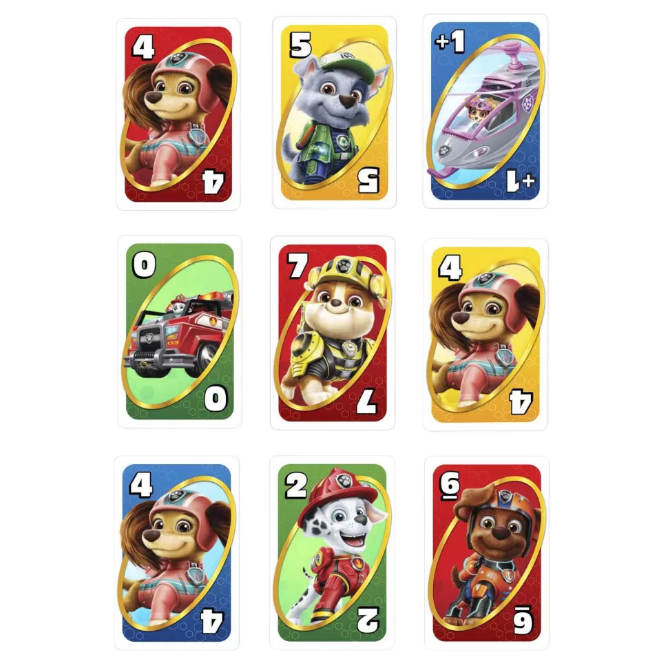 Patrulla Canina Paw Patrol Mattel Games Juego De Cartas Uno Juego De Mesa 3 Anos* Juegos De Mesa