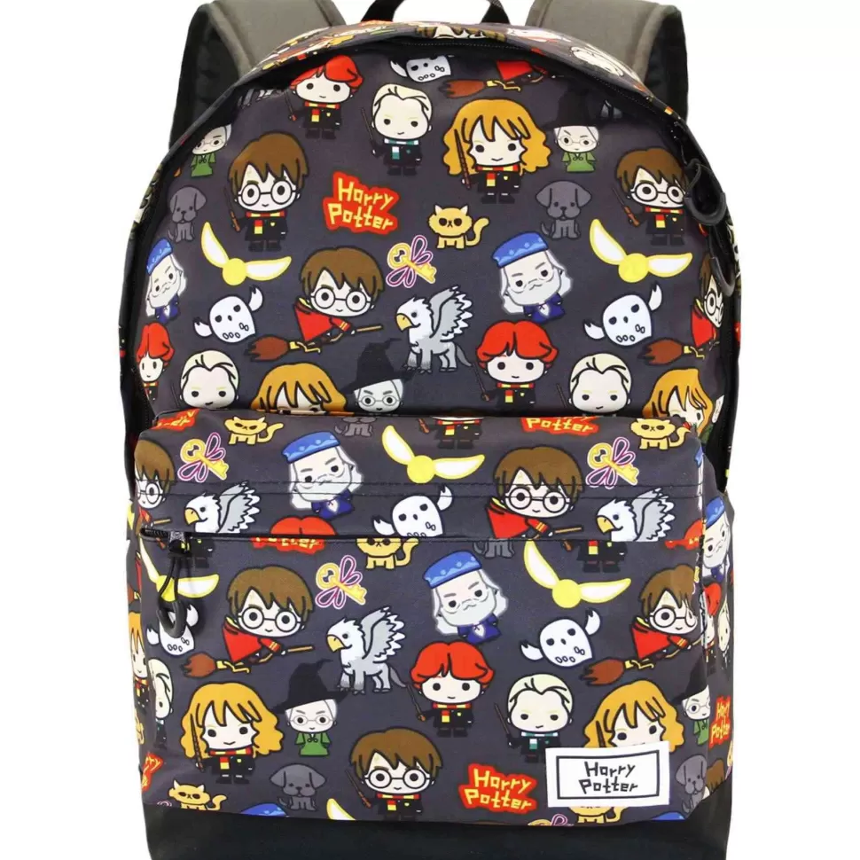Harry Potter Mochila Hs Fan Charms Adaptable A Carro 41 Cm* Vuelta Al Cole