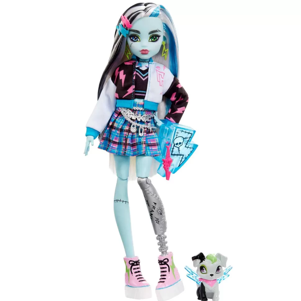 Monster High Muñecas^ Frankie Stein Muneca Con Accesorios 4 Anos