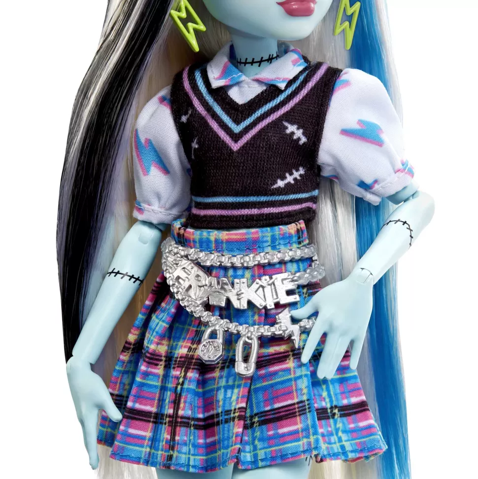 Monster High Muñecas^ Frankie Stein Muneca Con Accesorios 4 Anos