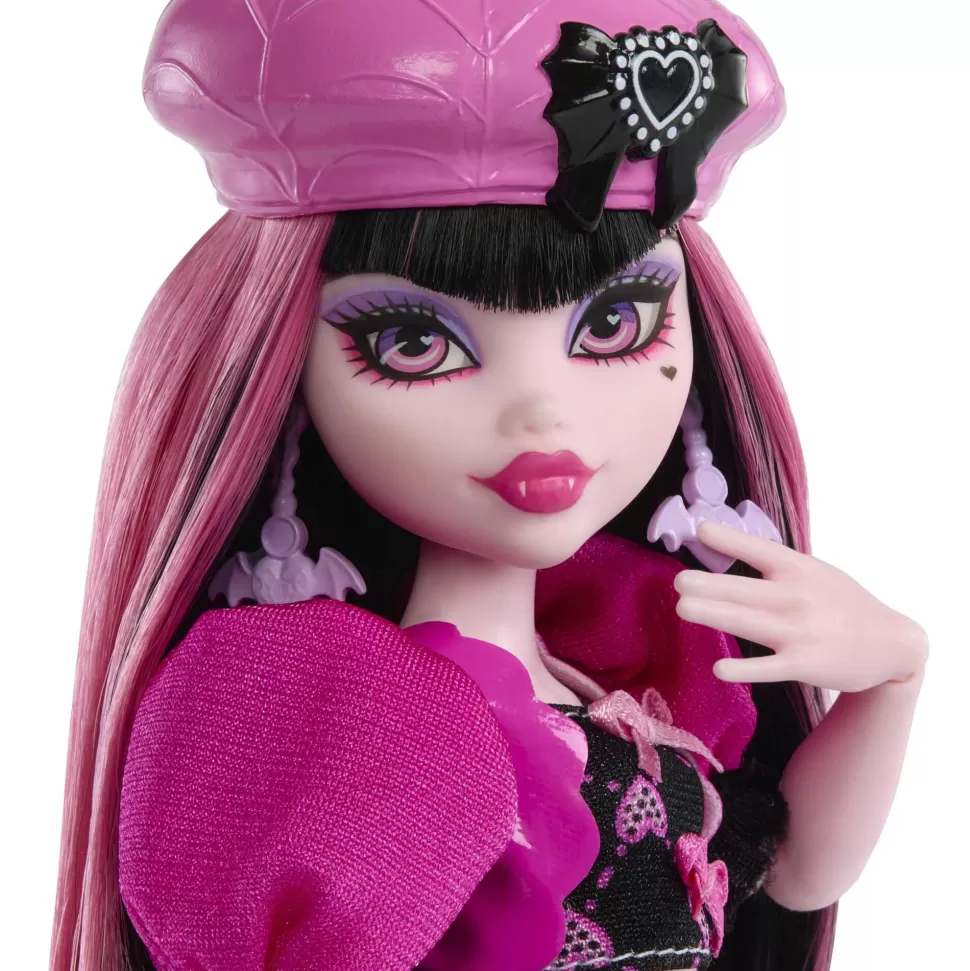 Monster High Skulltimate Secrets Draculaura Muneca Con Armario Con 15 Accesorios Sorpresa De Moda* Muñecas