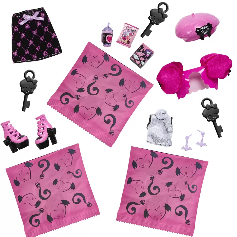 Monster High Skulltimate Secrets Draculaura Muneca Con Armario Con 15 Accesorios Sorpresa De Moda* Muñecas