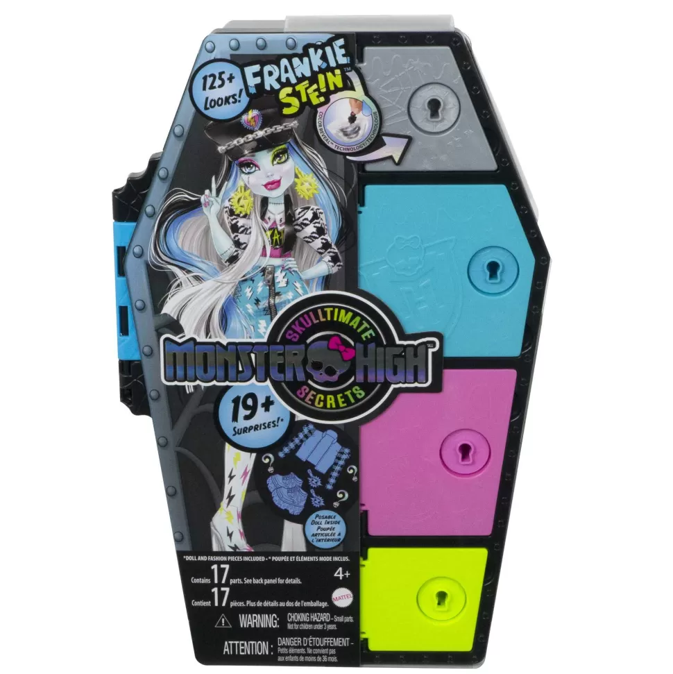 Monster High Skulltimate Secrets Frankie Stein Muneca Con Armario Con 15 Accesorios Sorpresa De Moda* Muñecas