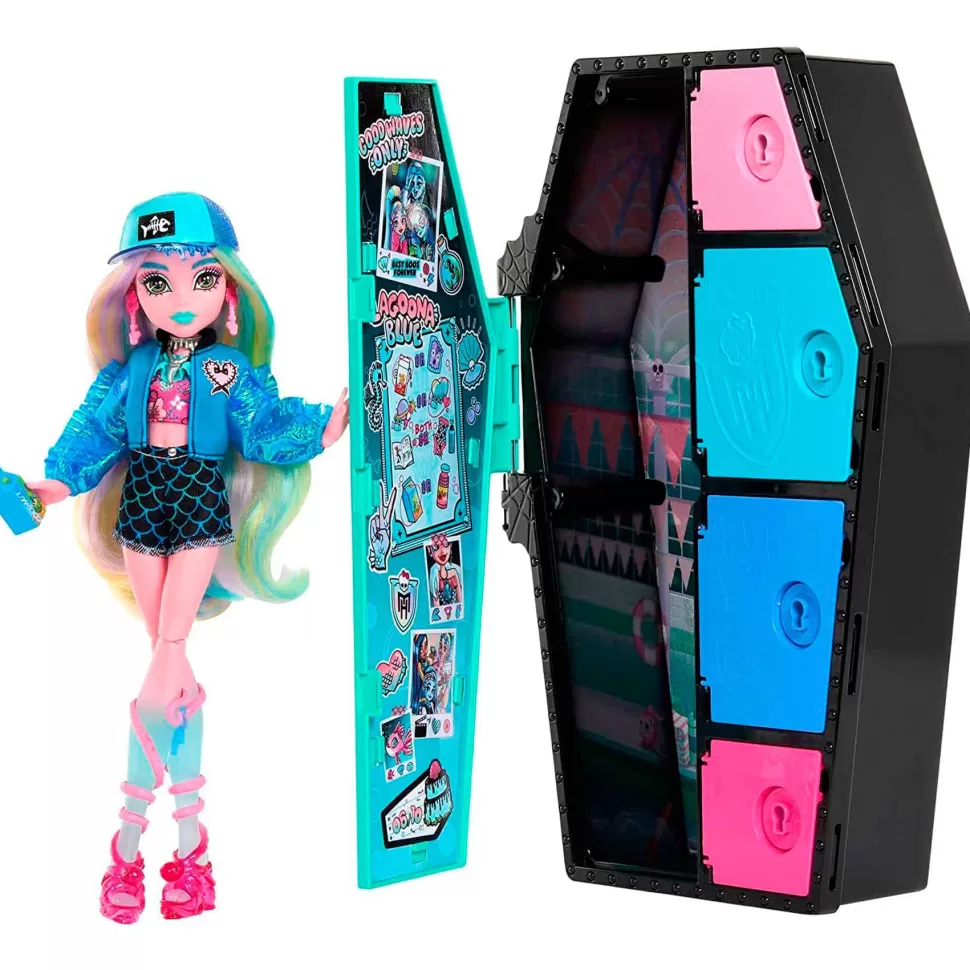 Monster High Skulltimate Secrets Lagoona Blue Muneca Con Armario Con 15 Accesorios Sorpresa De Moda* Muñecas