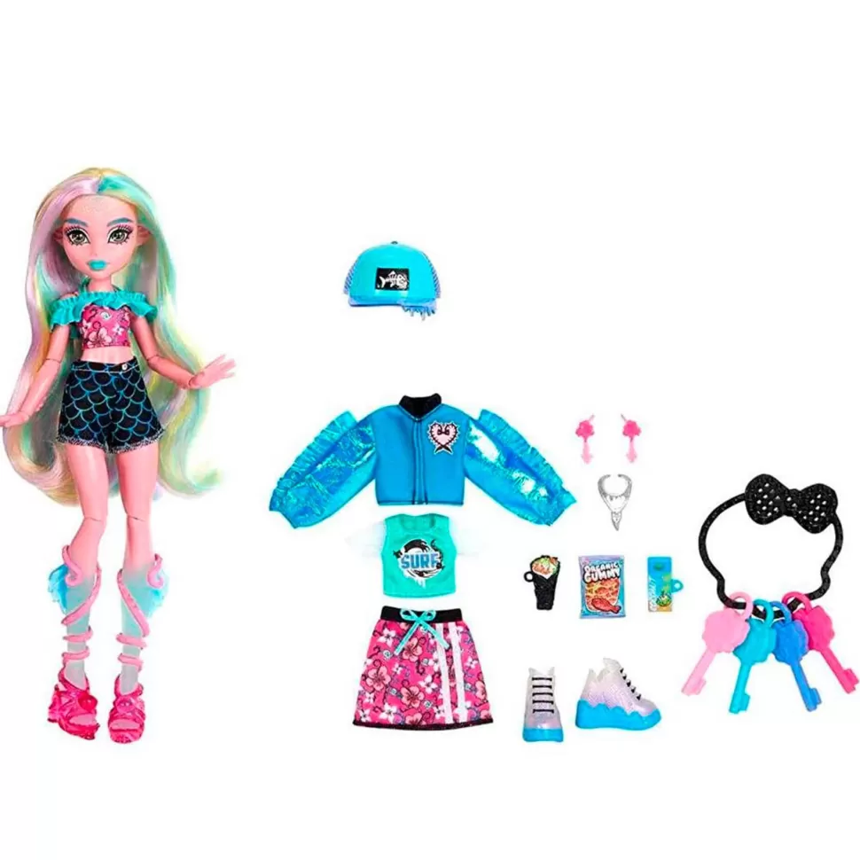 Monster High Skulltimate Secrets Lagoona Blue Muneca Con Armario Con 15 Accesorios Sorpresa De Moda* Muñecas