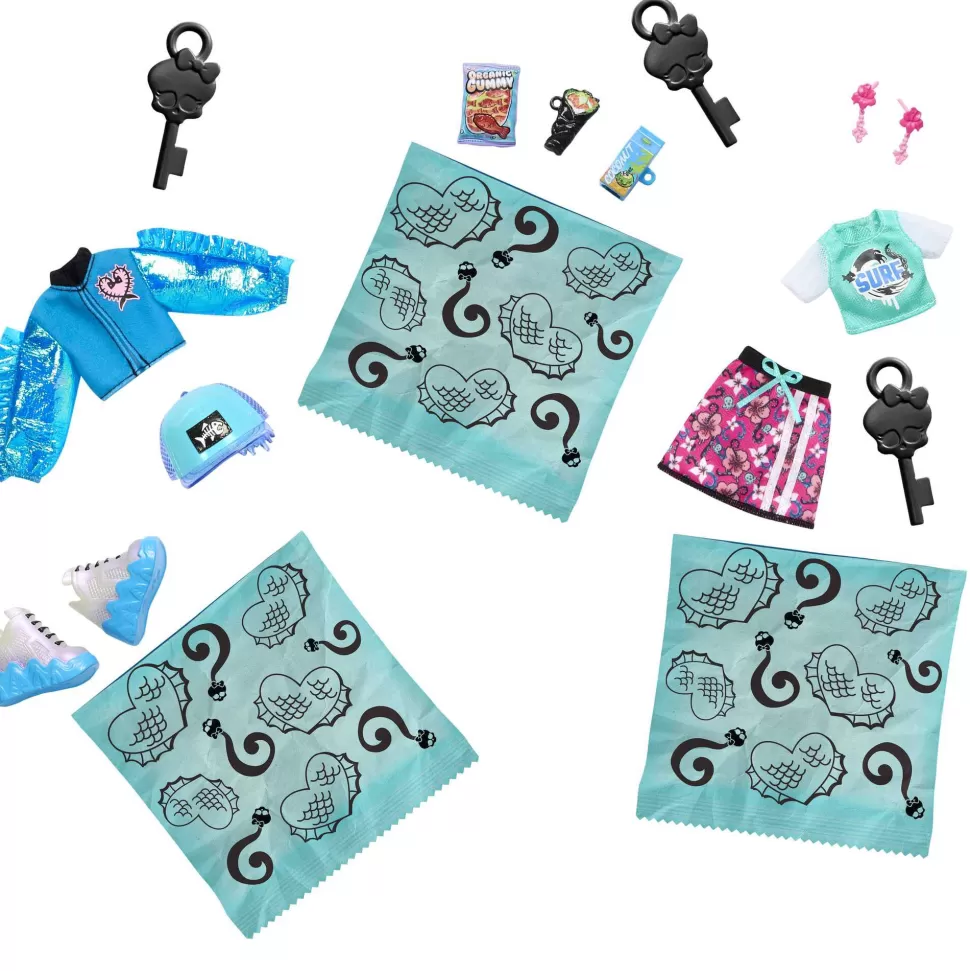 Monster High Skulltimate Secrets Lagoona Blue Muneca Con Armario Con 15 Accesorios Sorpresa De Moda* Muñecas