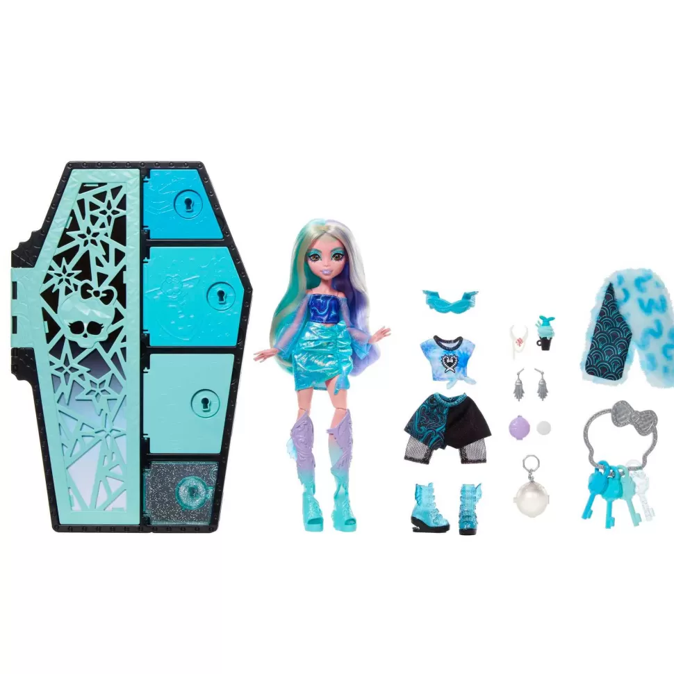 Monster High Skulltimate Secrets Serie 2 Lagoona Blue Muneca Con Armario Iridiscente Y Accesorios So* Muñecas