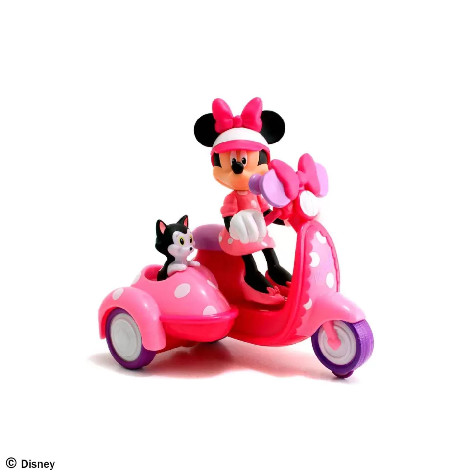 Minnie Vehículos Y Radio Control^Moto Scooter 16 Cm Con Control Por Infrarrojos