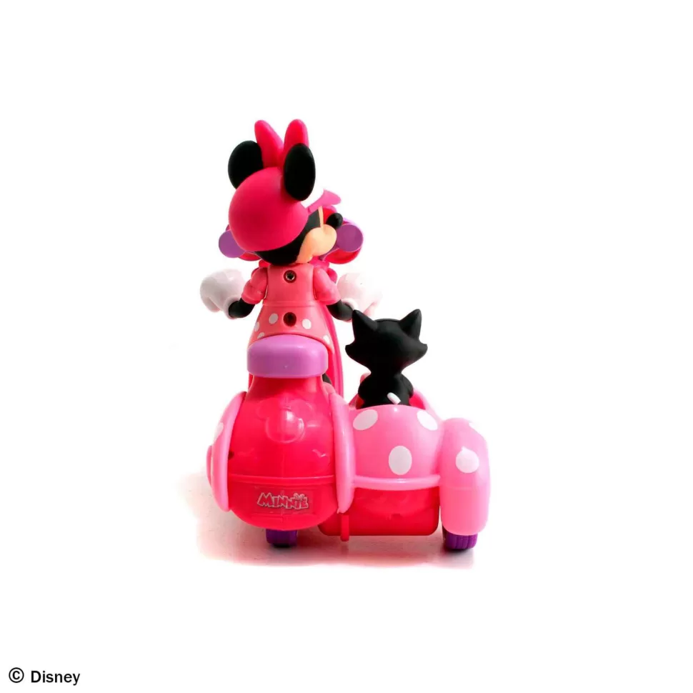 Minnie Vehículos Y Radio Control^Moto Scooter 16 Cm Con Control Por Infrarrojos