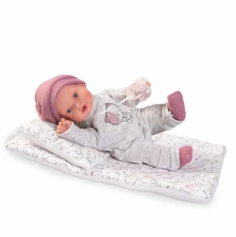 Muñecas Antonio Juan Kika Lagrimitas En Su Camita Con Sonido 27 Cm* Muñecas