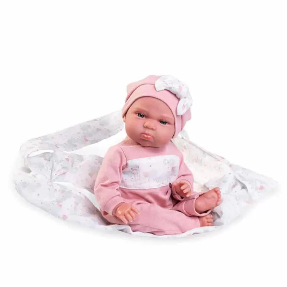 Muñecas Antonio Juan Mi Pequeno Reborn Tufi Con Fular Portabebe 33 Cm* Muñecas