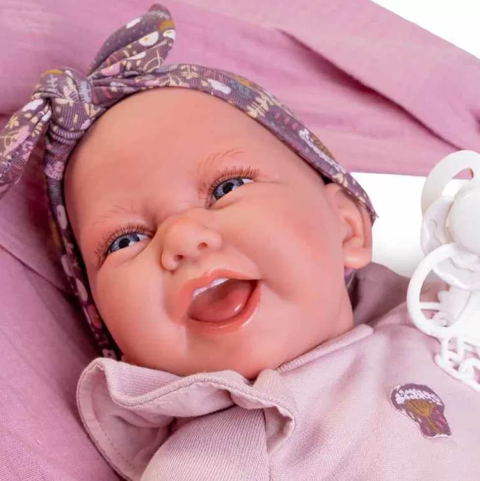 Muñecas Antonio Juan Recien Nacida Carla Con Fular Portabebe 42 Cm* Muñecas