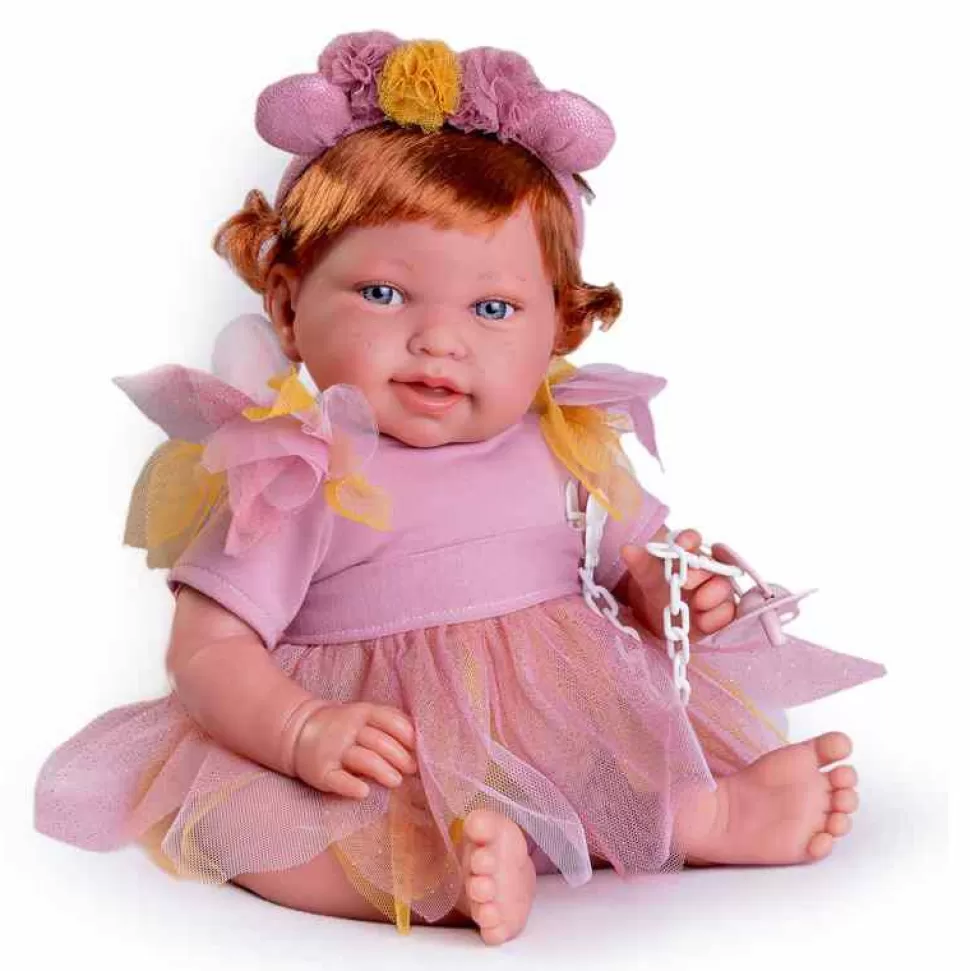 Muñecas Antonio Juan Muñecas^ Recien Nacida Pipa Hada Con Diadema 42Cm
