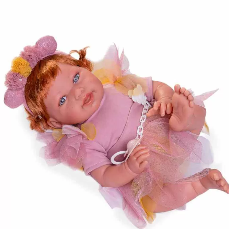 Muñecas Antonio Juan Muñecas^ Recien Nacida Pipa Hada Con Diadema 42Cm