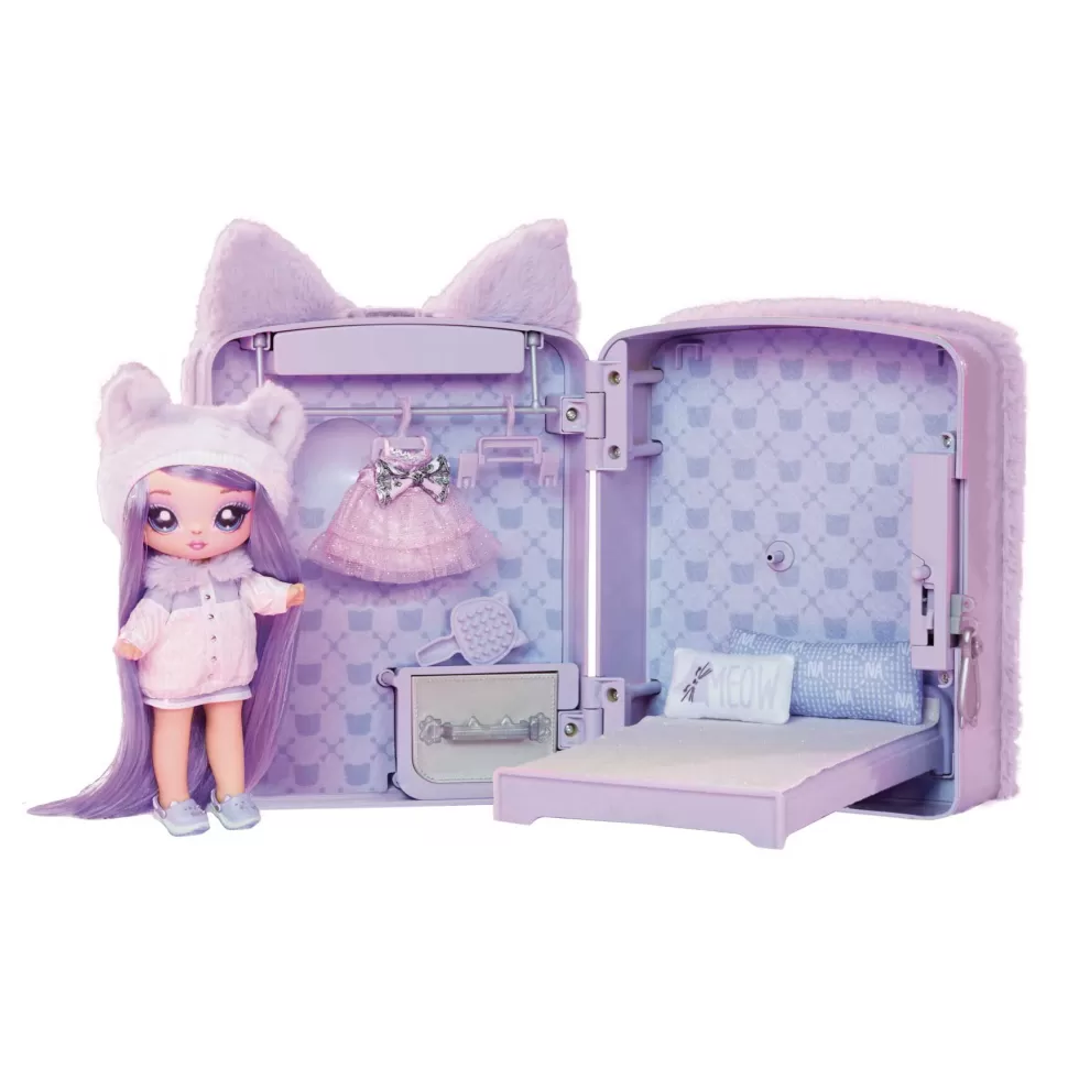 Na! Na! Na! Surprise 3 En 1 Mochila Dormitorio Serie 3 Lavender Kitty* Muñecas