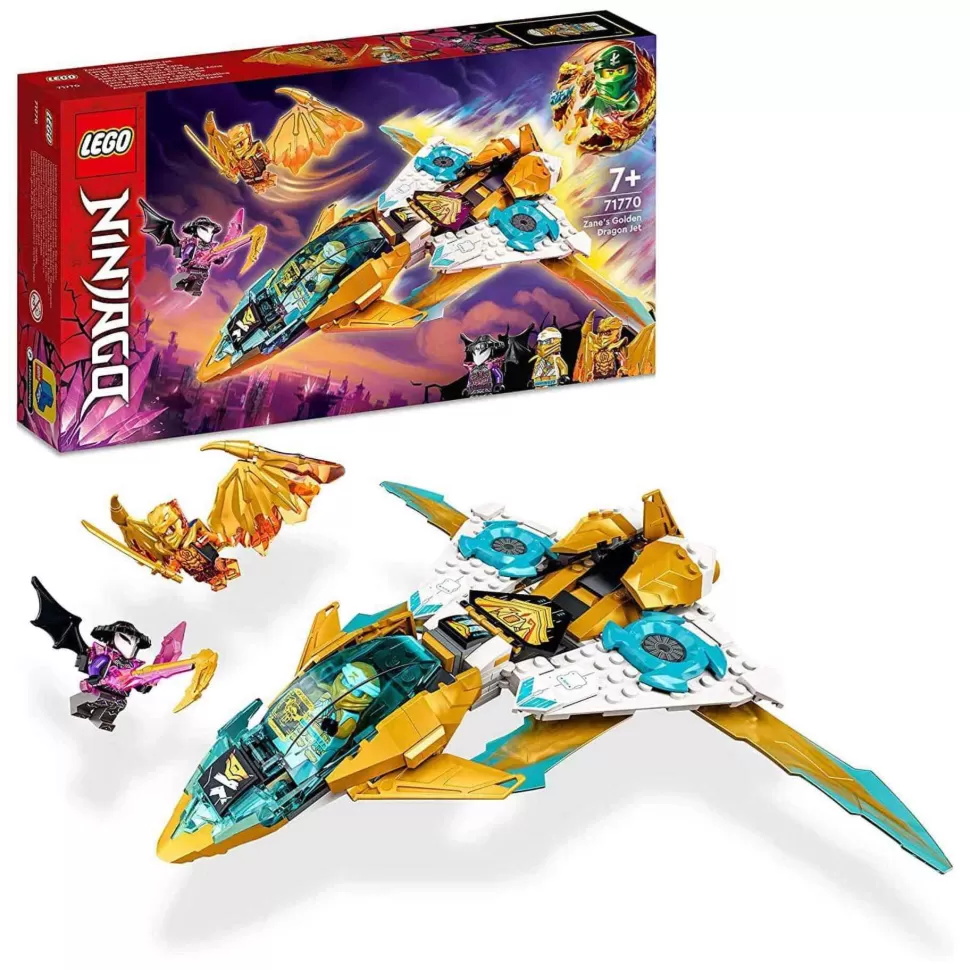 * Juegos De Construcción^ Ninjago Reactor Del Dragon Dorado De Zane 71770