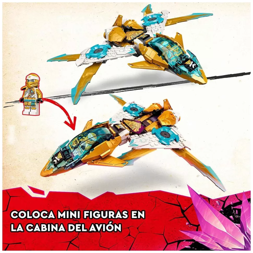 * Juegos De Construcción^ Ninjago Reactor Del Dragon Dorado De Zane 71770