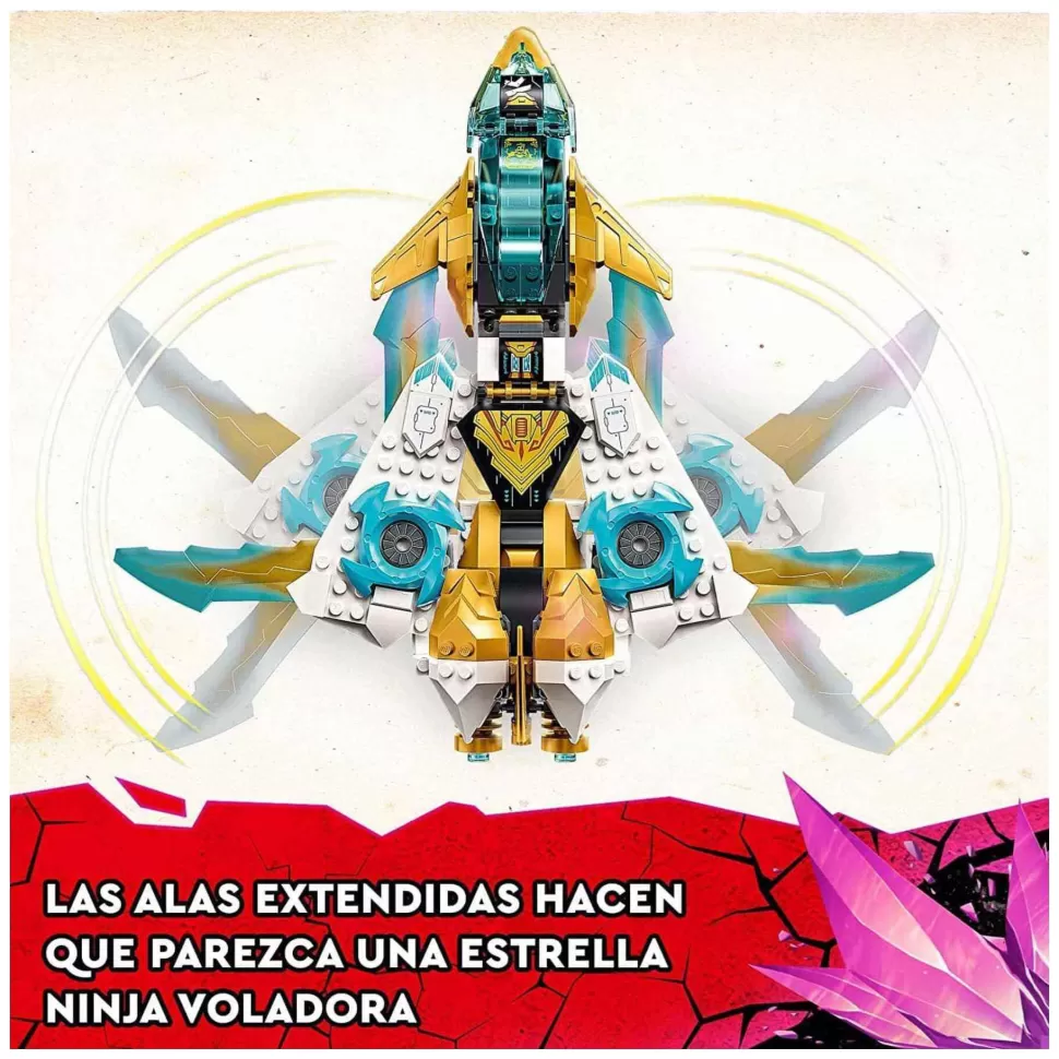 * Juegos De Construcción^ Ninjago Reactor Del Dragon Dorado De Zane 71770