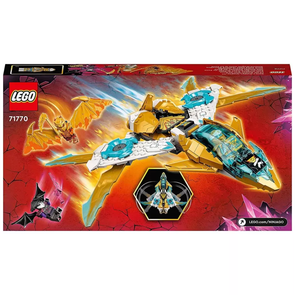 * Juegos De Construcción^ Ninjago Reactor Del Dragon Dorado De Zane 71770