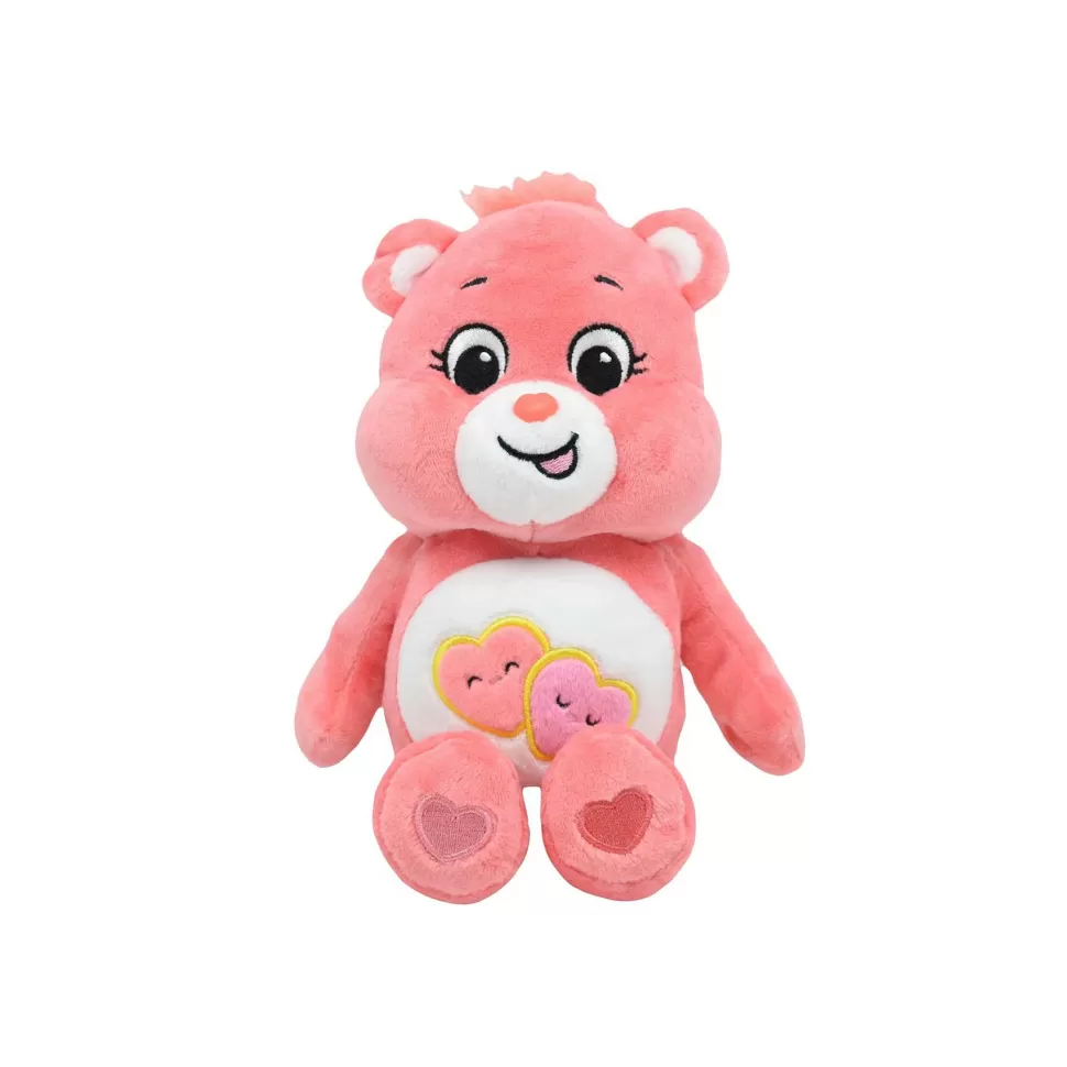 Osos Amorosos Peluche Coral Corazones 23 Cm* Peluches
