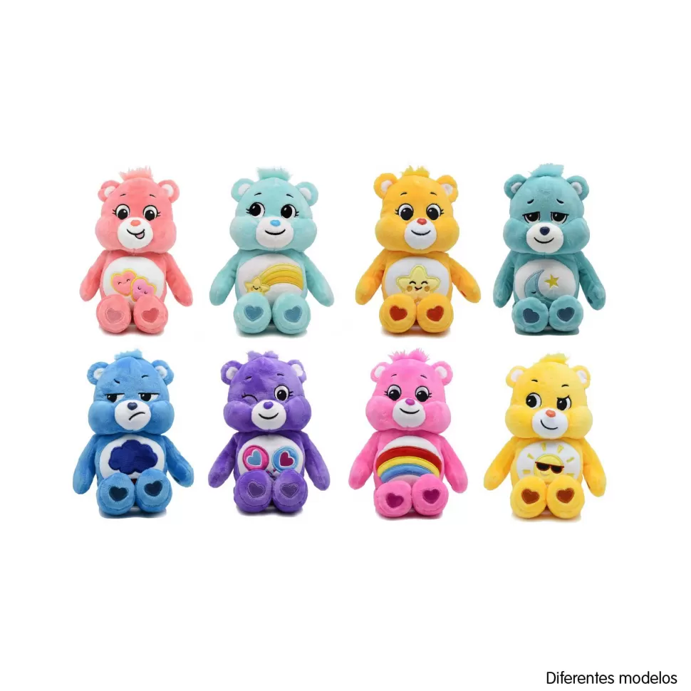 Osos Amorosos Peluche Coral Corazones 23 Cm* Peluches