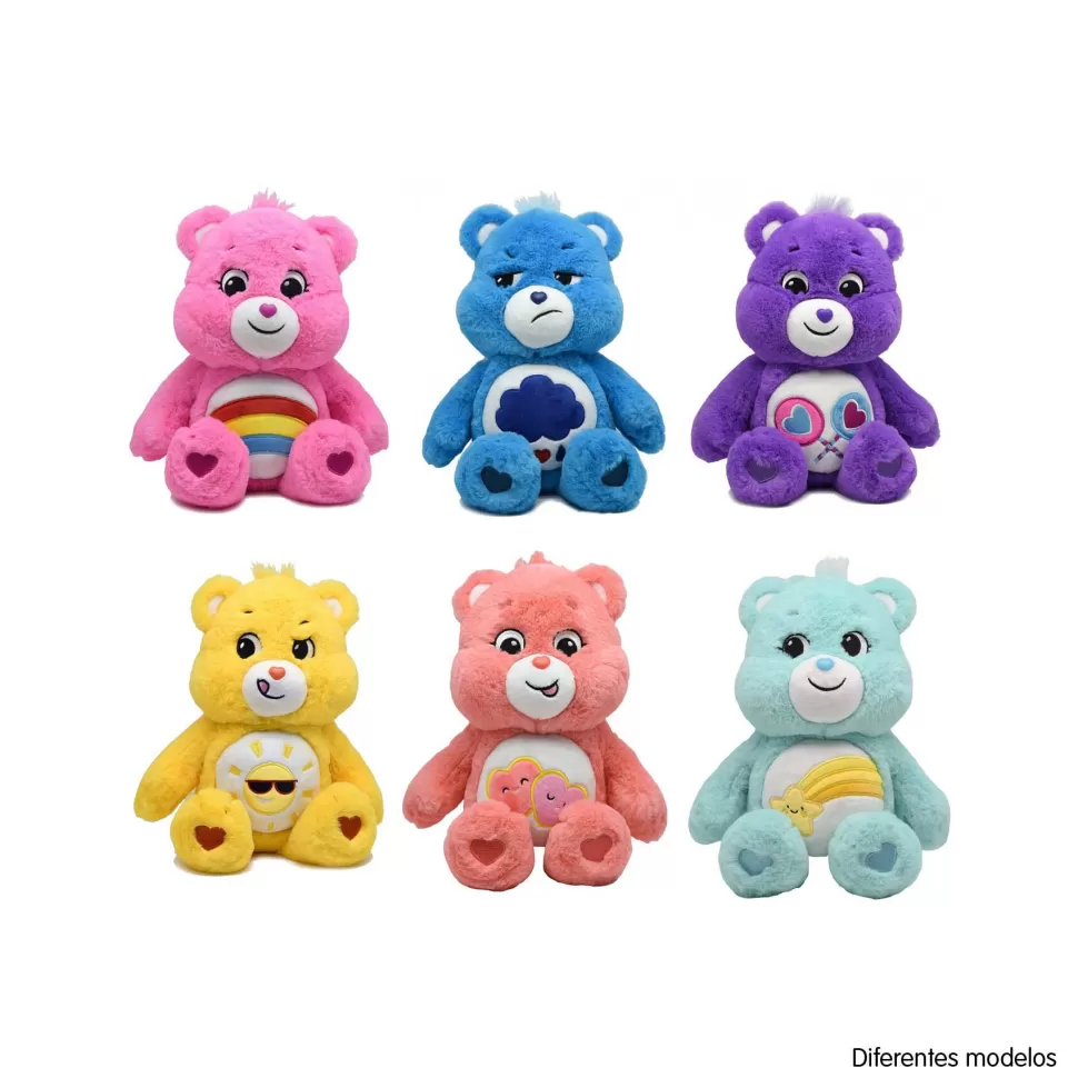 Osos Amorosos Peluche Osos Coral Corazones 36 Cm* Peluches