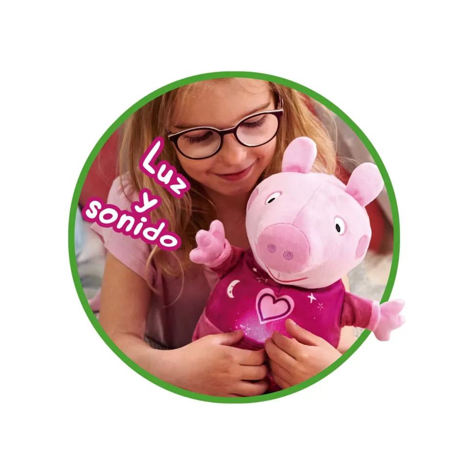 Peppa Pig Peluches^Peluche Buenas Noches Con Luz Y Musica De Nana