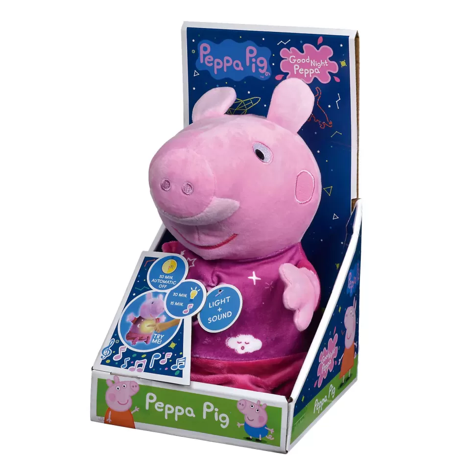 Peppa Pig Peluches^Peluche Buenas Noches Con Luz Y Musica De Nana