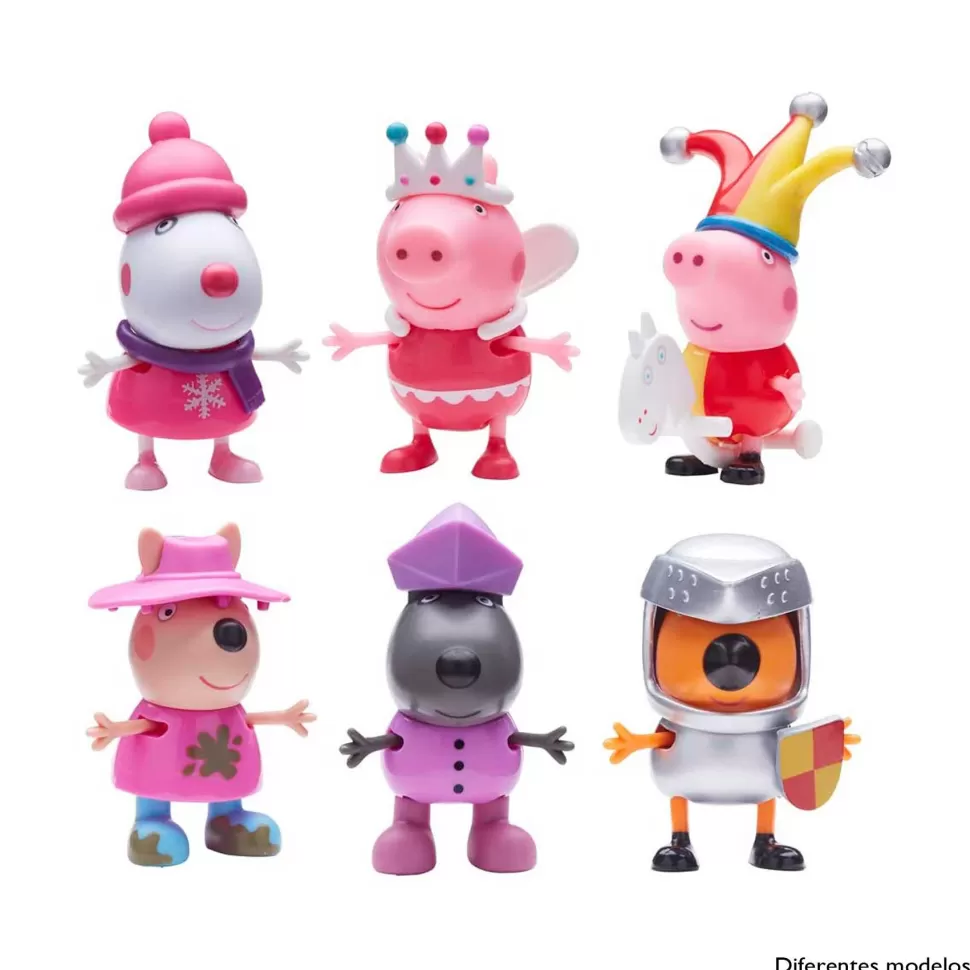 Peppa Pig Figura Fiesta De Disfraces Peppa Y Amigos Diferentes Modelos* Primera Infancia