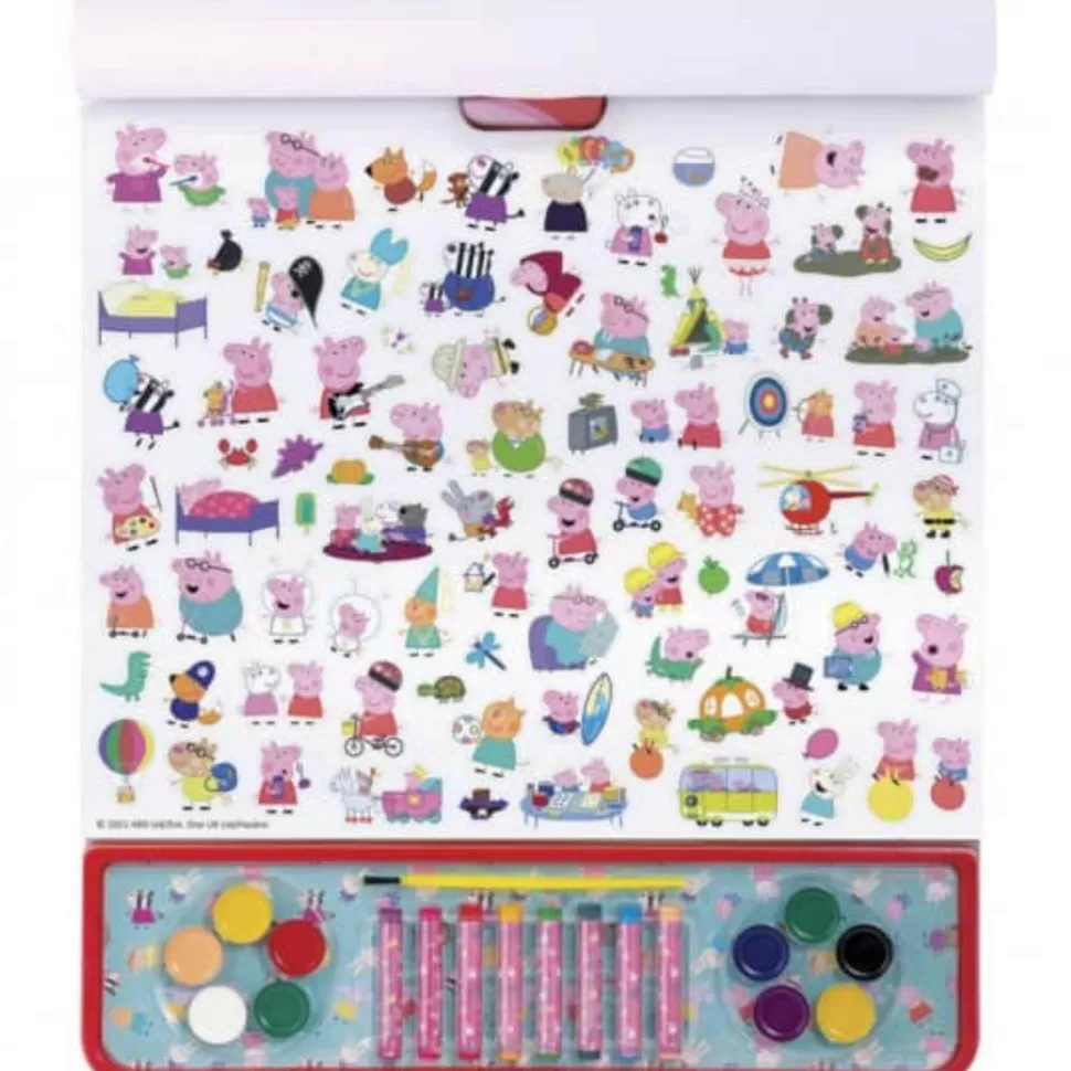 Peppa Pig Manualidades^ Libro De Colorear Giga Block 4 En 1