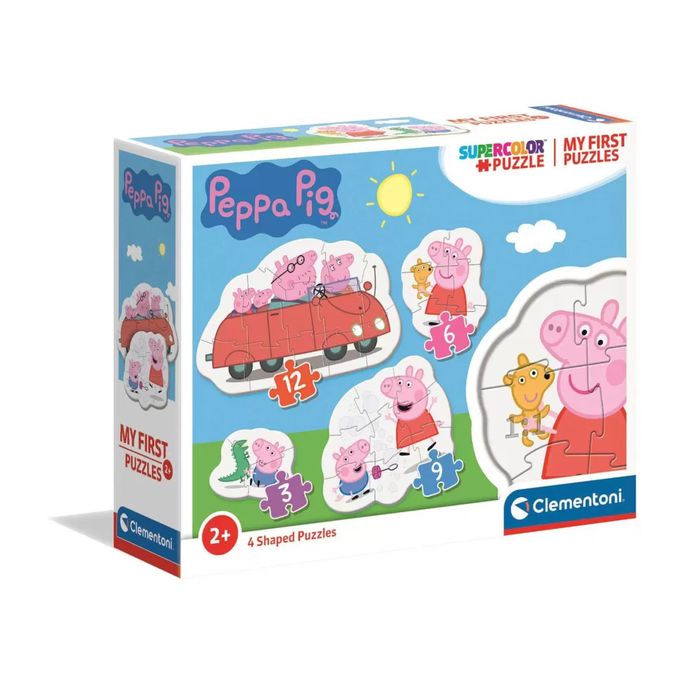 Peppa Pig Puzzles Y Educativos^ My First Puzzle 3 6 9 12 Piezas